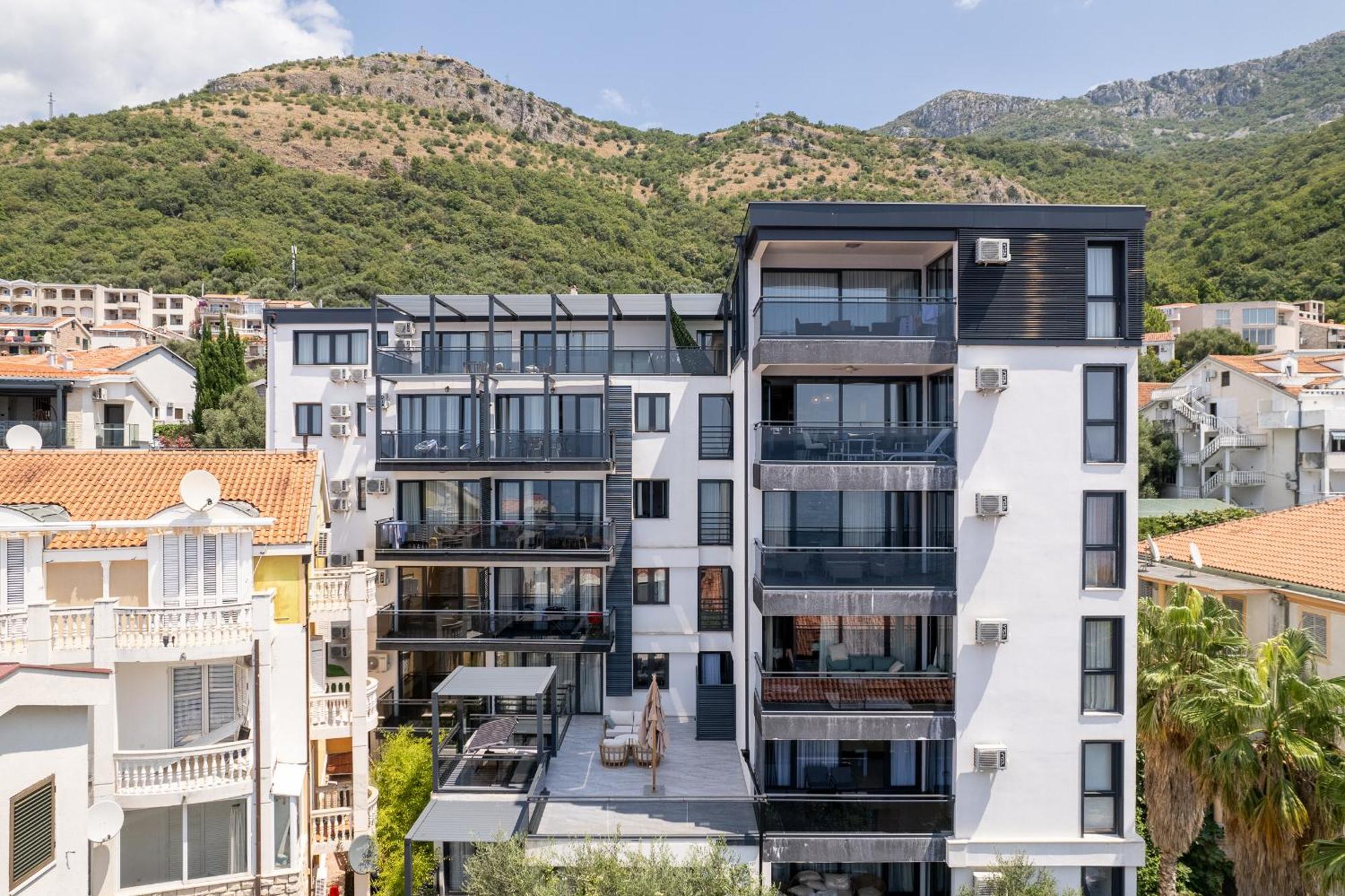 Apartamento Vista Seaview Sveti Stefan Exterior foto