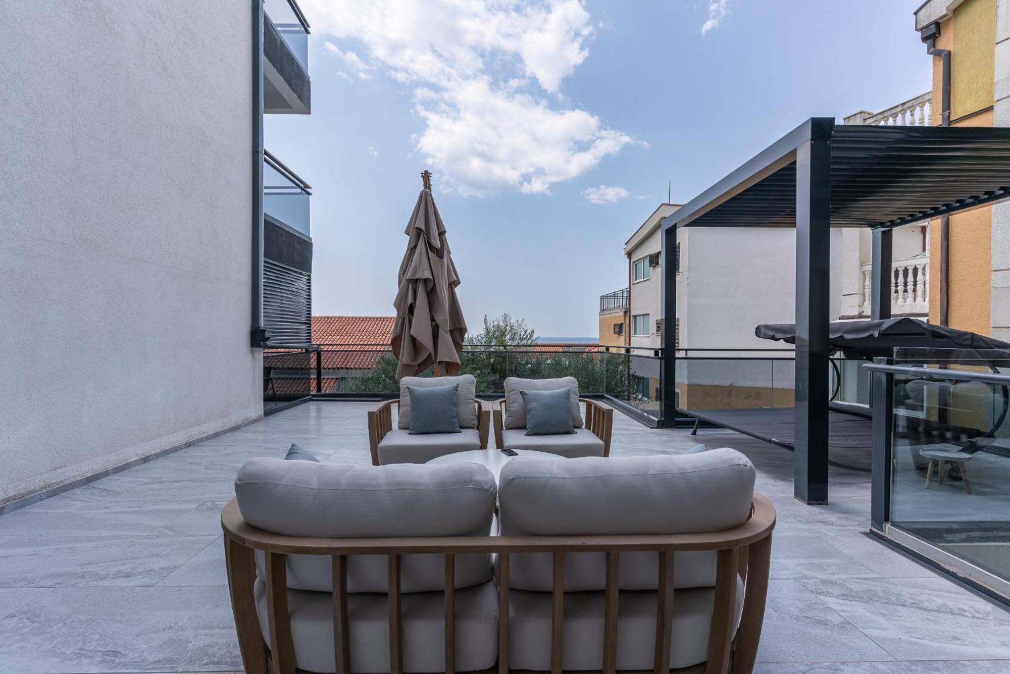 Apartamento Vista Seaview Sveti Stefan Exterior foto